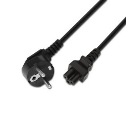 Cable de Alimentación Trebol C5/H a CEE7/M - 1.5m · Negro