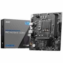 Placa Base MSI H610M-E - Socket LGA 1700 · DDR4 · Micro ATX