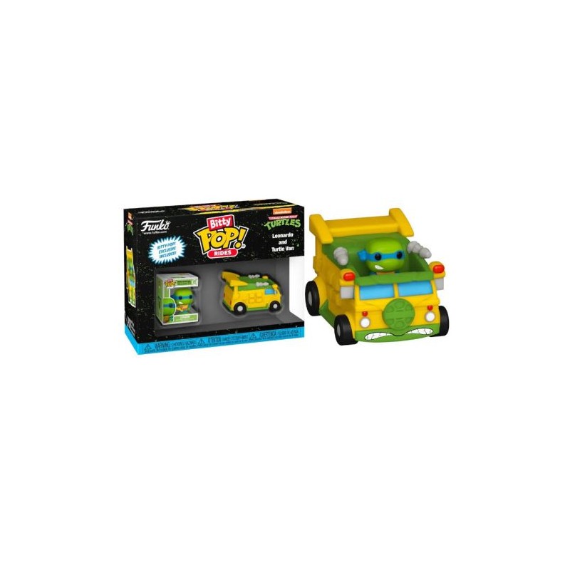 BITTY POP Leonardo en la Turtle Van - Las Tortugas Ninja - 889698836265