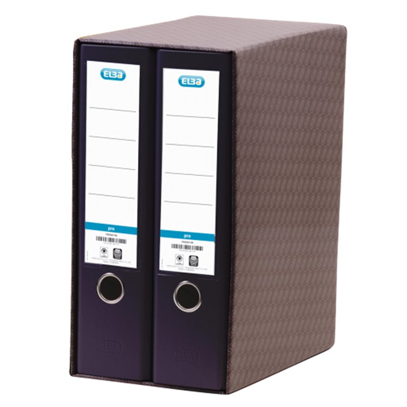 Elba Módulos Rado Top carpeta de cartón A4 Negro