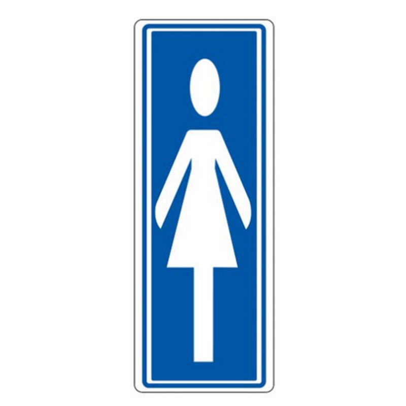 SEÑAL "DAMAS" 175X65 PVC GRIS ARCHIVO 2000 6177-02 GS