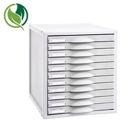 MÓDULO ARCHISYSTEM DE 11 CAJONES 356X316X362 MM GRIS ARCHIVO 2000 8211C GS