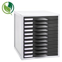 MÓDULO ARCHISYSTEM DE 11 CAJONES 356X316X362 MM GRAFITO ARCHIVO 2000 8211C GF