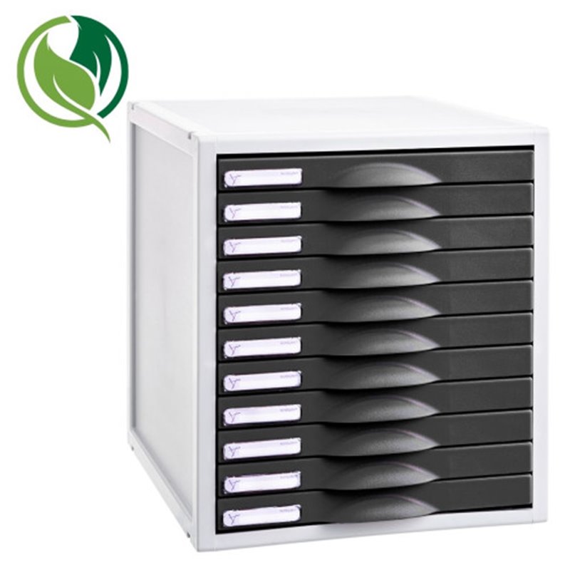 MÓDULO ARCHISYSTEM DE 11 CAJONES 356X316X362 MM GRAFITO ARCHIVO 2000 8211C GF