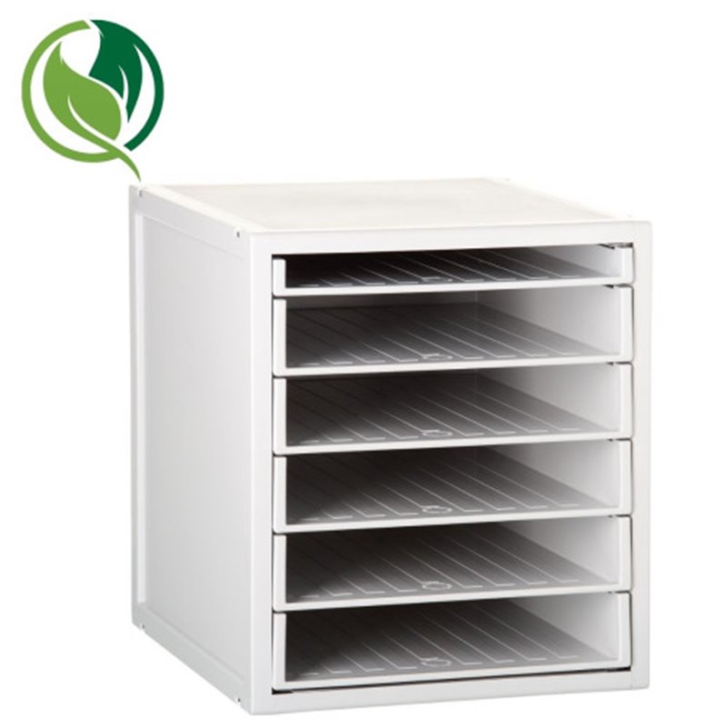 MÓDULO ARCHISYSTEM DE 6 BANDEJAS 356X316X362 MM GRIS ARCHIVO 2000 8206B GS