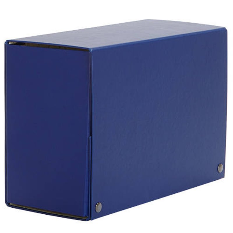 CARPETA DE PROYECTOS LOMO 120 CIERRE BROCHES EN COLOR AZUL PARDO 971203