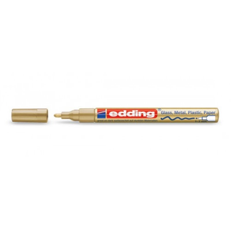 MARCADOR PERMANENTE 1-2MM 751 ORO EDDING 751-53