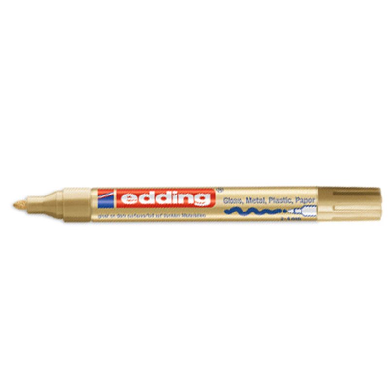 MARCADOR PERMANENTE 2-4MM 750 ORO EDDING 750-53
