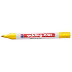 MARCADOR PERMANENTE 2-4MM 750 AMARILLO EDDING 750-5