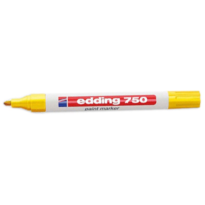 MARCADOR PERMANENTE 2-4MM 750 AMARILLO EDDING 750-5