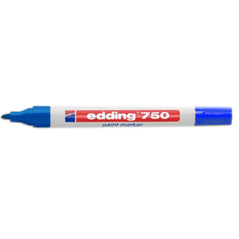 MARCADOR PERMANENTE 2-4MM 750 AZUL EDDING 750-3
