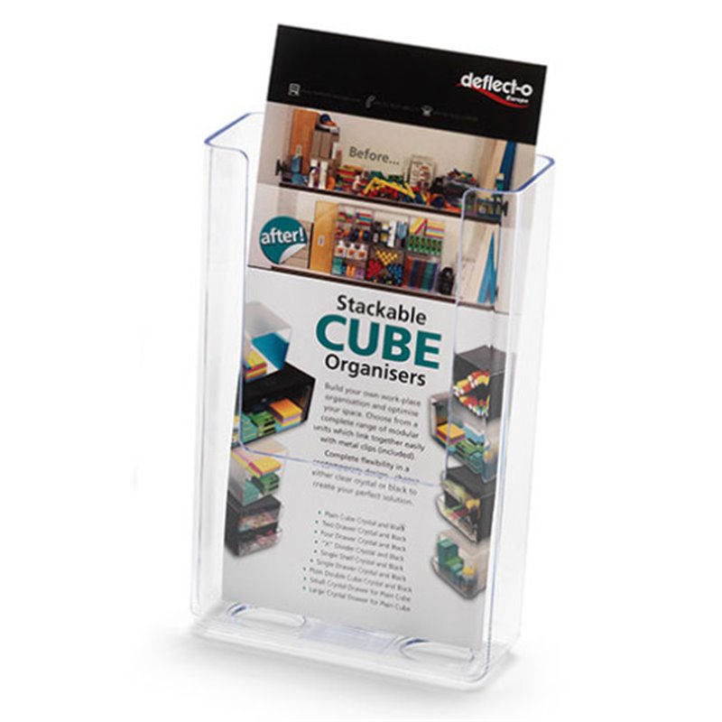 Deflecto 76001 estantería para libros 1 estanterías Transparente