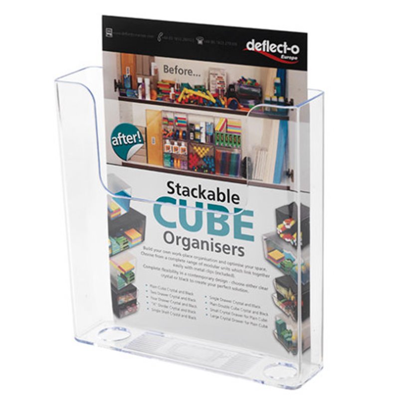 Deflecto 76301 estantería para libros 1 estanterías Transparente