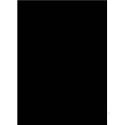 CAJA DE 100 CUBIERTAS POLIPROPILENO FORMATO A4 DE 300 MICRAS COLOR NEGRO GBC IB386831