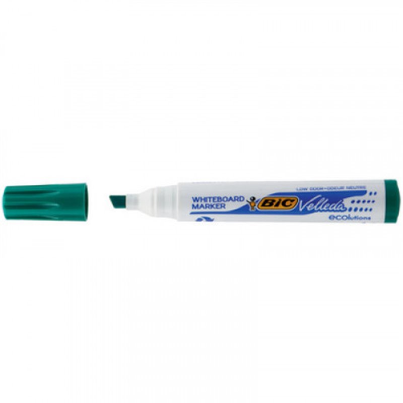 MARCADOR PARA PIZARRA BLANCA 1751 TINTA A BASE DE ALCOHOL TRAZO 3-5,5MM. VERDE VELLEDA 904949