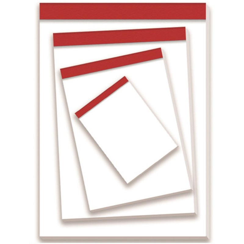 BLOC DE NOTAS SIN TAPA 60 GRS. 8º (105X155MM.) 80 HOJAS LISO PACSA 18105