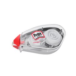 Pritt Compact Flex corrección de películo/cinta 10 m Rojo, Transparente, Blanco 1 pieza(s)