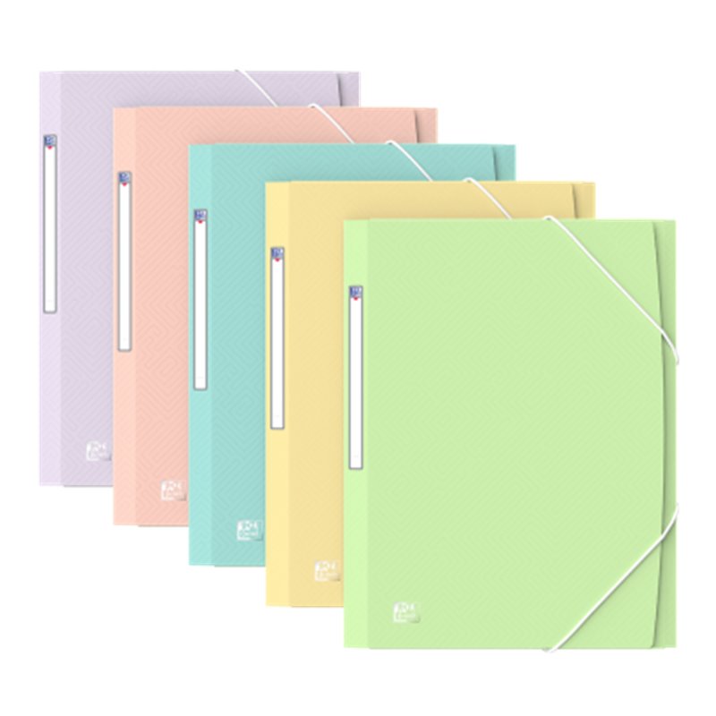 CARPETA DE GOMAS CON SOLAPAS OXFORD URBAN TP A4+ - SURTIDO PASTEL OXFORD 400187619