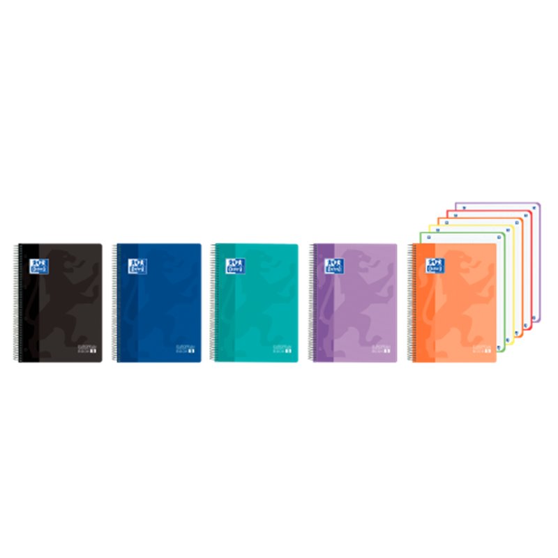 CUADERNO EUROPEANBOOK 5 TAPA PLÁSTICO CLASSIC A4+ 120H VIVOS OXFORD 400196862 OXFORD 400196862