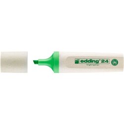 MARCADOR FLUORESCENTE ECOLINE 24 COLOR VERDE CLARO EDDING 24-011