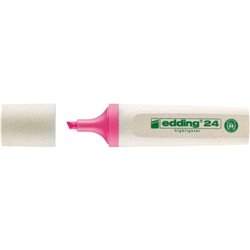 MARCADOR FLUORESCENTE ECOLINE 24 COLOR ROSA EDDING 24-009