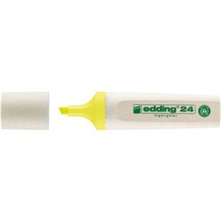 MARCADOR FLUORESCENTE ECOLINE 24 COLOR AMARILLO EDDING 24-005