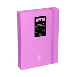 CAJA DE PROYECTOS 5CM EN POLYFOAM UNEQUAL MINIMAL LAVANDA GRAFOPLAS 91271269