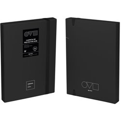 CAJA DE PROYECTOS 3CM EN POLYFOAM UNEQUAL MINIMAL NEGRO GRAFOPLAS 91271010