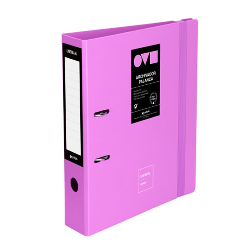 ARCHIVADOR A4 65MM EN POLYFOAM UNEQUAL MINIMAL LAVANDA GRAFOPLAS 17262869