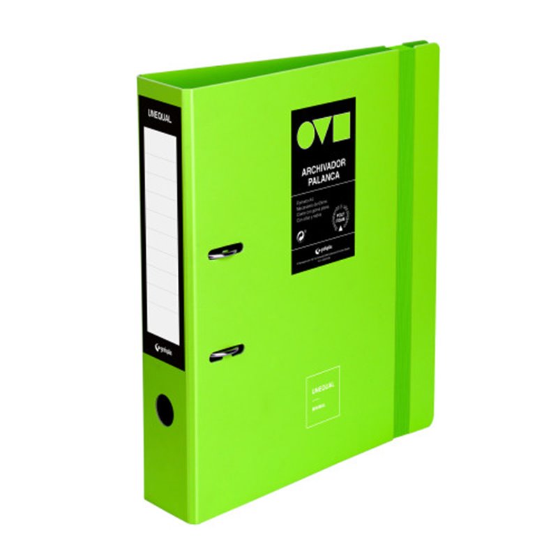 ARCHIVADOR A4 65MM EN POLYFOAM UNEQUAL MINIMAL VERDE GRAFOPLAS 17262821