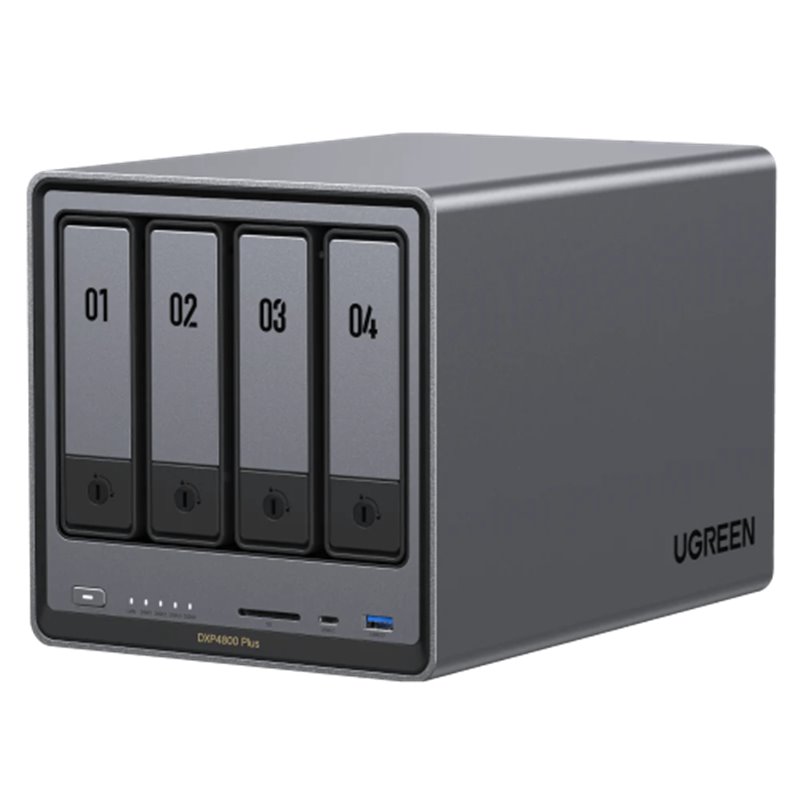 Ugreen NASync DXP4800 Plus NAS Escritorio Intel® Pentium® Gold 8505 8 GB DDR5 0 TB UGOS PRO