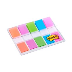 BLISTER DISPENSADOR 100 MARCADORES INDEX 23,8X43,2MM 5 COLORES PASTEL 683-5 POST-IT 7100396601