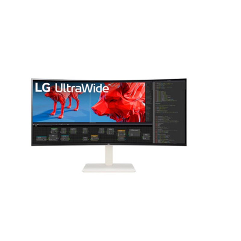 MONITOR LG, 38 PULGADAS, 38BR85QC-W, 96,5 CM, 3840 X 1600 PIXELES, ULTRAWIDE QUAD HD+, LCD, 1 MS, BLANCO