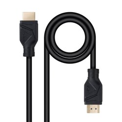 Nanocable Cable HDMI V2.1 8K@60Hz 48Gbps CCS, A/M-A/M, Negro, 0.5 m
