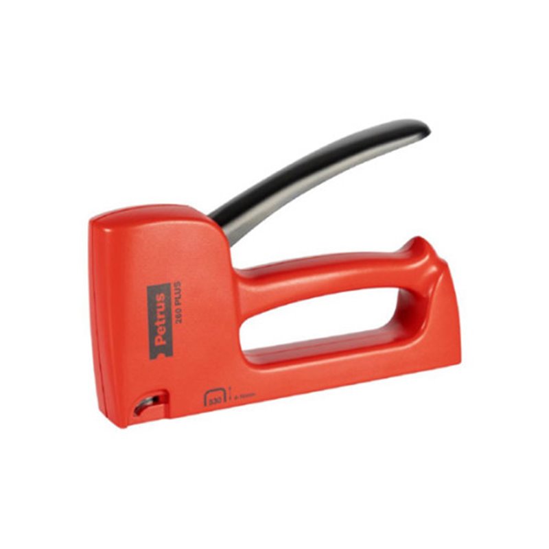 CLAVADORA MODELO 260 PLUS (GRAPAS 530/4-6-8-10 MM) COLOR ROJO PETRUS 628993