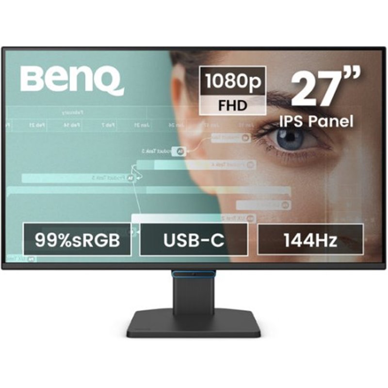 MONITOR BENQ GW2790C (9H.LNPLB.QBE) 27” 1080P FHD 144HZ IPS EYE-CARE, USB-C, CERTIFICADO TUV