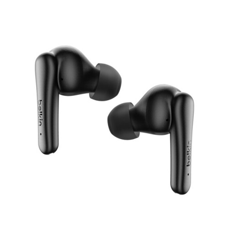 Belkin SoundForm Rhythm Auriculares Inalámbrico y alámbrico Dentro de oído Llamadas/Música USB Tipo C Bluetooth Negro