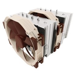 NOCTUA COOLER CPU NH-D15 MULTISOCKET 2XFAN A15, 6 HEATPIPES DUAL TOWER, 140MM FAN PWM, INTEL LGA1851, LGA1700, LGA1200, LGA1151,