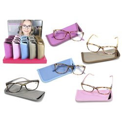 EXPOSITOR 30 GAFAS LECTURA SEÑORA PARIS 5 MODELOS COLORES Y GRADUACIONES SURTIDOS UMAY 332803