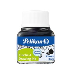 FRASCO 10ML. TINTA CHINA 523 N17 NEGRO PELIKAN 400142515