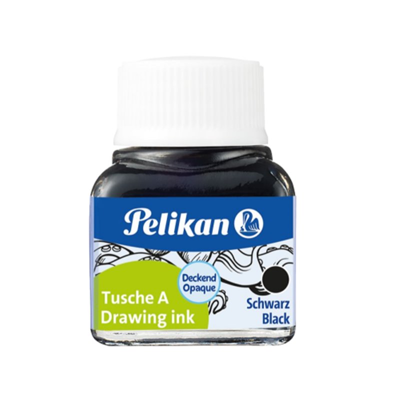 FRASCO 10ML. TINTA CHINA 523 N17 NEGRO PELIKAN 400142515