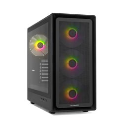 NOX Hummer Aero Midi Tower Negro