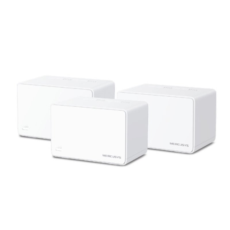 Mercusys Halo H80X (3-pack) Doble banda (2,4 GHz / 5 GHz) Wi-Fi 6 (802.11ax) Blanco Interno