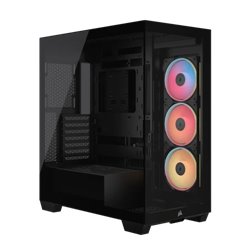 Corsair Midi Tower 3500X LXR LINK TG Negro