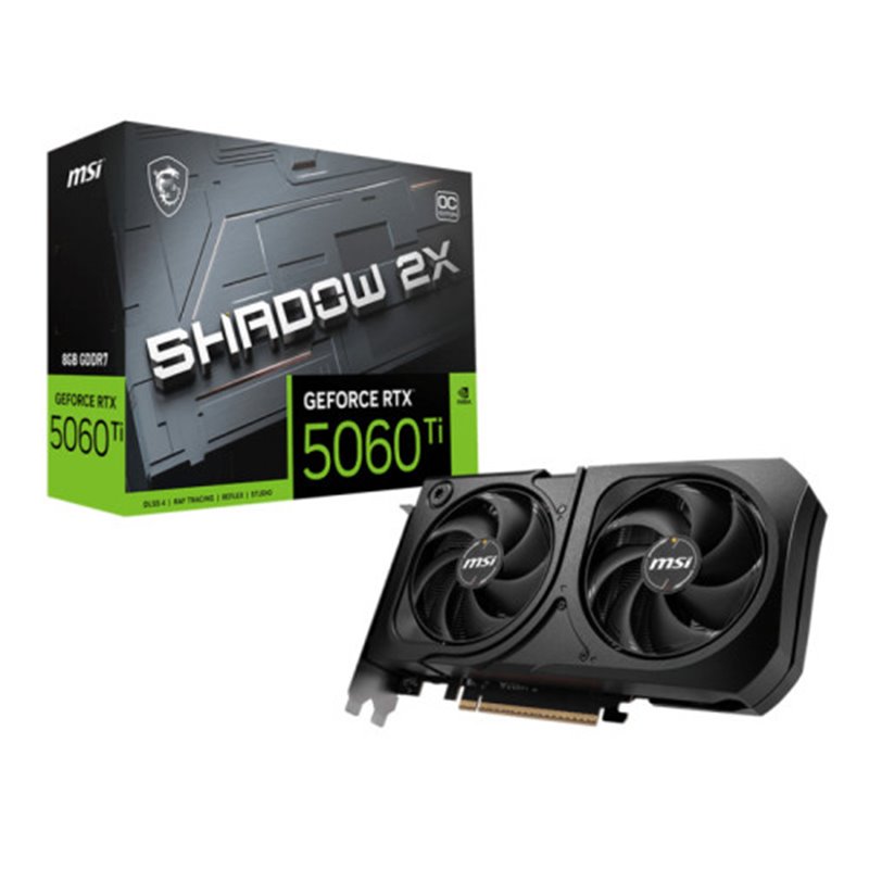 VGA MSI RTX 5060 TI 8G SHADOW 2X OC PLUS (BULK),NV,RTX5060TI,8GB
