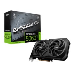 MSI GEFORCE 5060 TI 16GB SHADOW 2X OC PLUS BULK NVIDIA GeForce RTX 5060 Ti GDDR7