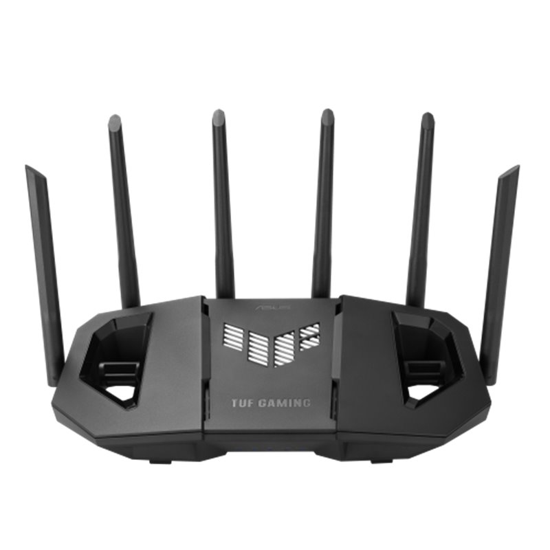 ASUS 90IG0A30-MO9C00 router inalámbrico 2.5 Gigabit Ethernet Tribanda (2.4 GHz / 5 GHz / 6 GHz) Negro