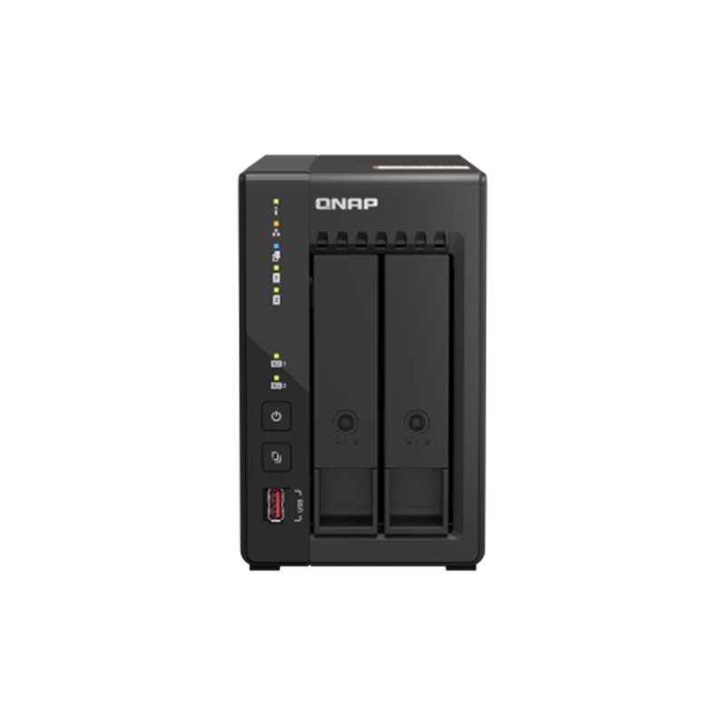 QNAP QVP-21C servidor de almacenamiento Torre Intel® Celeron® J6412 8 GB DDR4 0 TB QVR Pro Negro