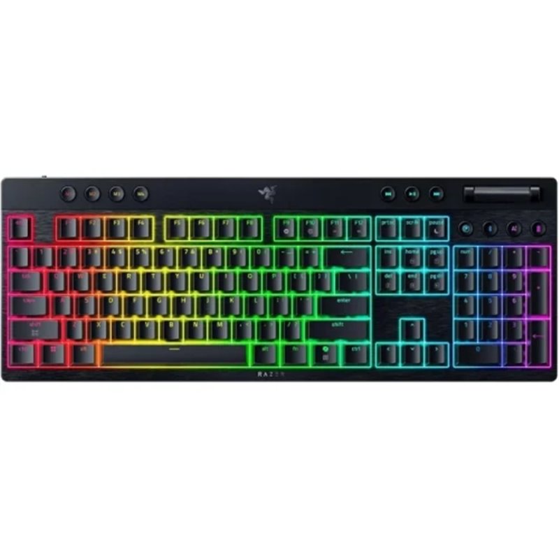 TECLADO RAZER BLACKWIDOW V4 LOW PROFILE HYPERSPEED ORANGE SWITCH (US LAYOUT) (RZ03-05270800-R3M1)