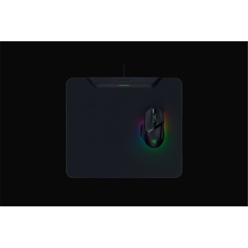 Razer HyperFlux V2 Alfombrilla de ratón para juegos Negro